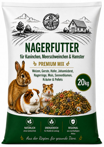 Nagerfutter premium mix - 20, kg