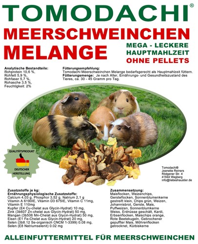 Meerschweinchenfutter ohne