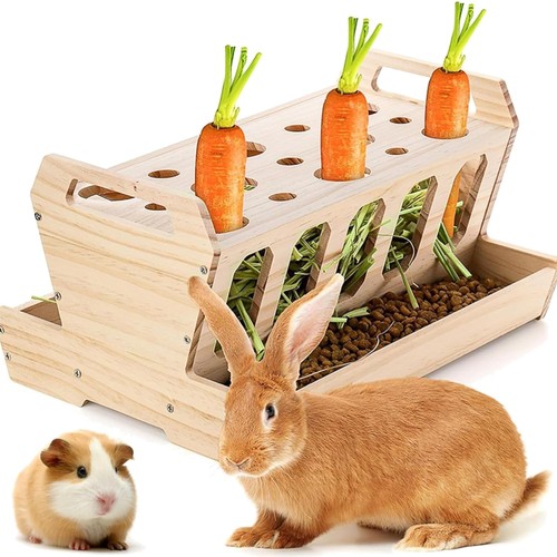 Kaninchen heuraufe holz heu - heuraufe,